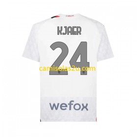 Camisolas de futebol AC Milan Simon Kjaer 24 Equipamento Alternativa 2023/24 Manga Curta
